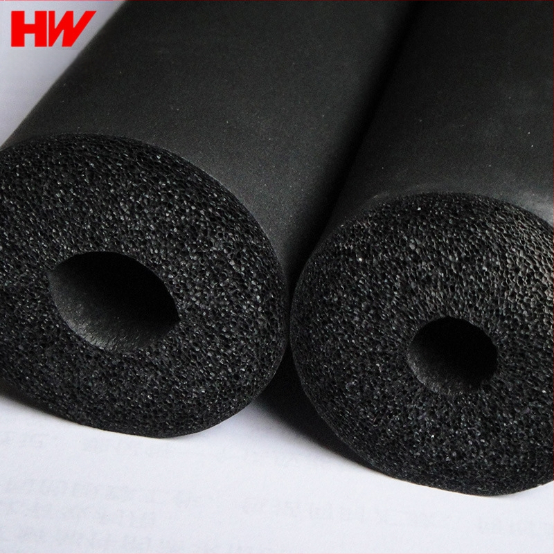 Țeavă izolantă din cauciuc și plastic, tubulară cu formă bule; pentru sisteme HVAC apă caldă/rece; miez: fibre de poliester; conductivitate termică 0,035 W/mK; temperatură de funcționare 350°C