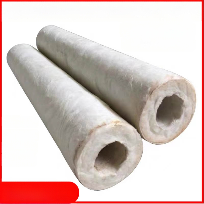 Ανοικτής άκρης αυτοκόλλητος σωλήνας μόνωσης από αλουμινιοσιλικατικό υλικό με υαλοβάμβακα για ατμούς, υψηλή θερμοκρασία, πυροπροστασία