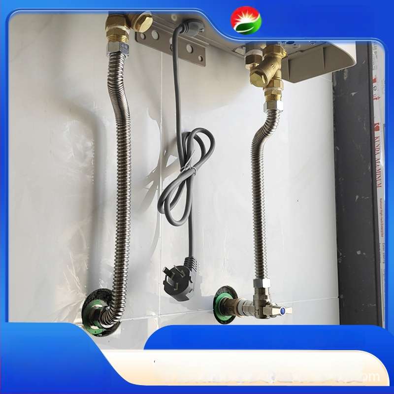 Fu Run 304 ανοξείδωτος σωλήνας εισόδου για ηλιακό θερμοσίφωνο, κατάλληλος για boiler εγκατεστημένο σε τοίχο και σωληνώσεις ζεστού και κρύου νερού στην κουζίνα και στο μπάνιο.