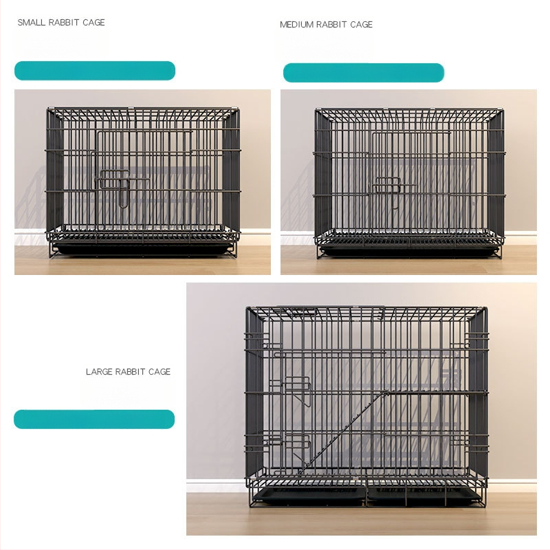 Κλουβί για κουνέλια – μεταλλικό πλέγμα, καταφύγιο για κατοικίδια, χωρίς εισαγωγή