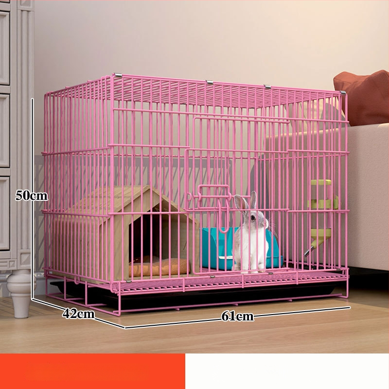 Κλουβί για κουνέλια – μεταλλικό πλέγμα, καταφύγιο για κατοικίδια, χωρίς εισαγωγή