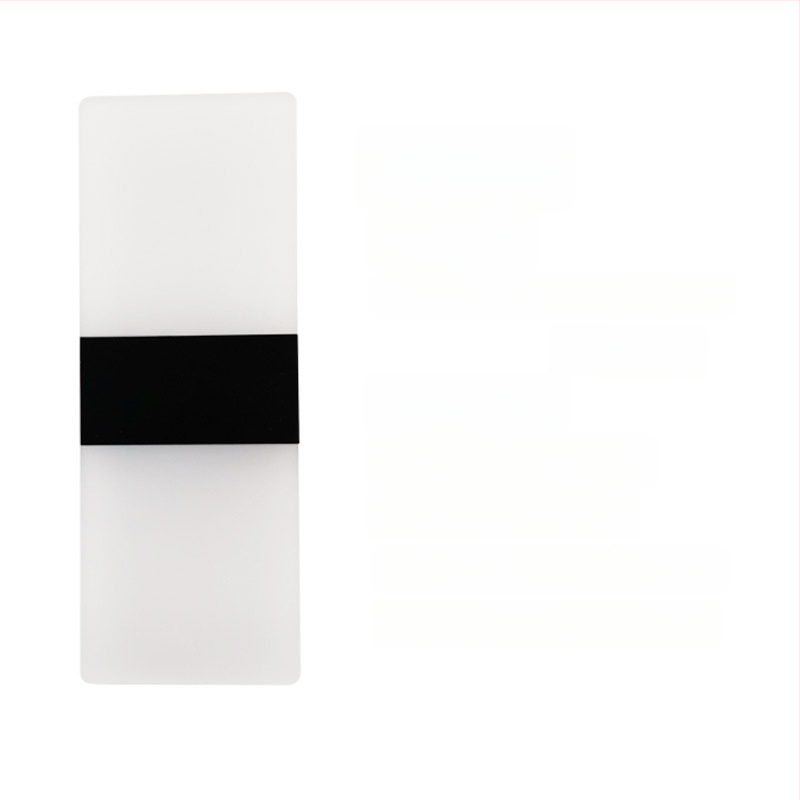 Τοίχου φωτιστικό με αλουμινένιο αμπαζούρ, LED φως, 85-265V, επιφανειακή εγκατάσταση