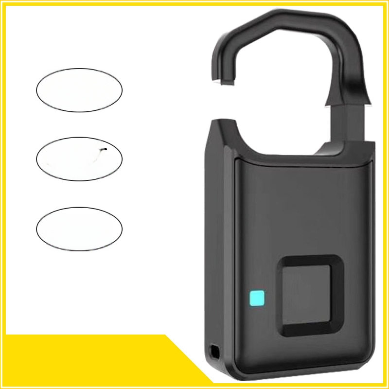 P4 ujjlenyomat-azonosítású hátizsákzár — elektronikus biometrikus zár, anti-lopás, vízálló