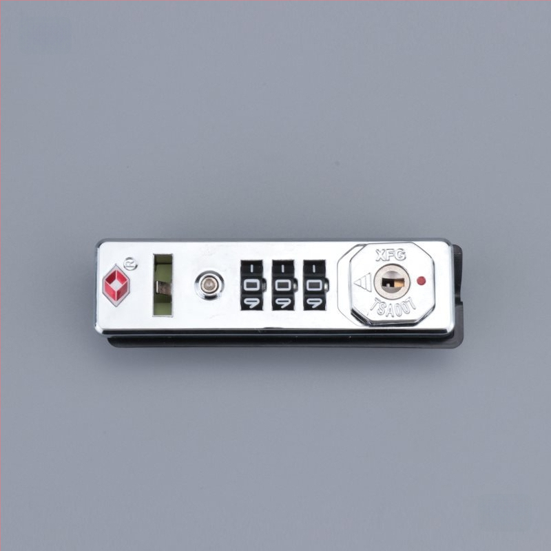 Cestovný zámok s heslom pre kufor — bočné zámky kufra (Kategória: doplnky na batožinu; Typ zámku: heslo; Pozícia: bočné)