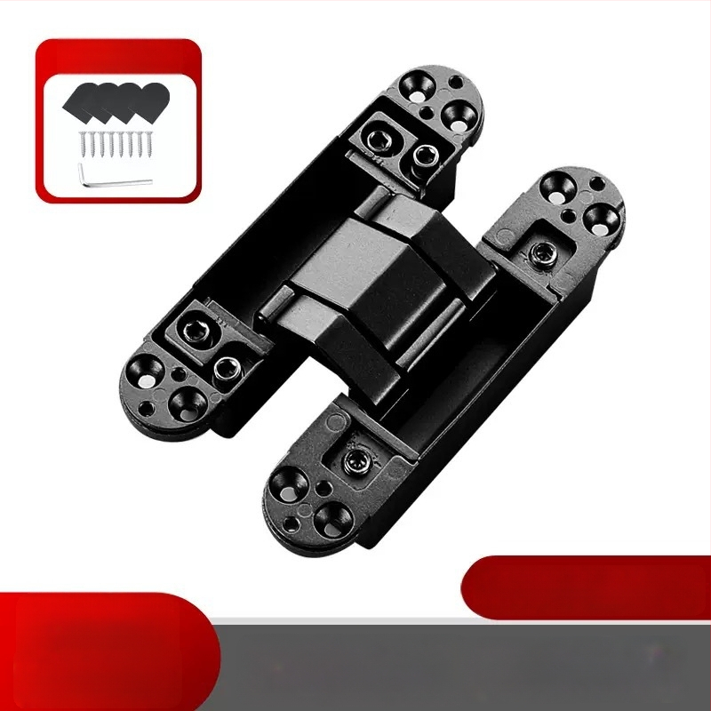 Háromdimenziós állítható rejtett csukló, önzáró, halk működés, cinkötvözet, 2 mm vastagság, felületkezelés: elektrolitikus bevonat és porlasztás