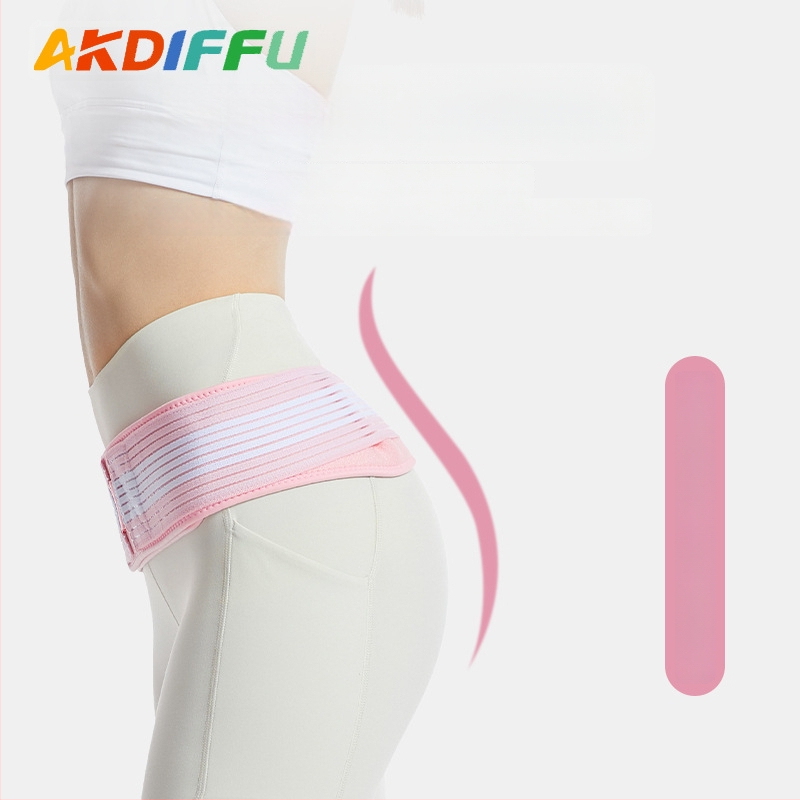 Пояс за тазова опора за бременни и след раждане — гума; за възрастни; за фитнес и тичане