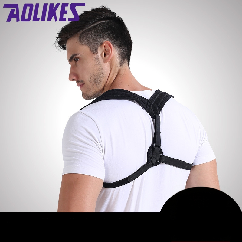 Postojový korektor pás pre chrbticu a kľúčnu kosť – unisex, univerzálne použitie; Hlavný materiál: OK tkanina, SBR nylon; Značka: AOLIKES; Balenie: 100 ks
