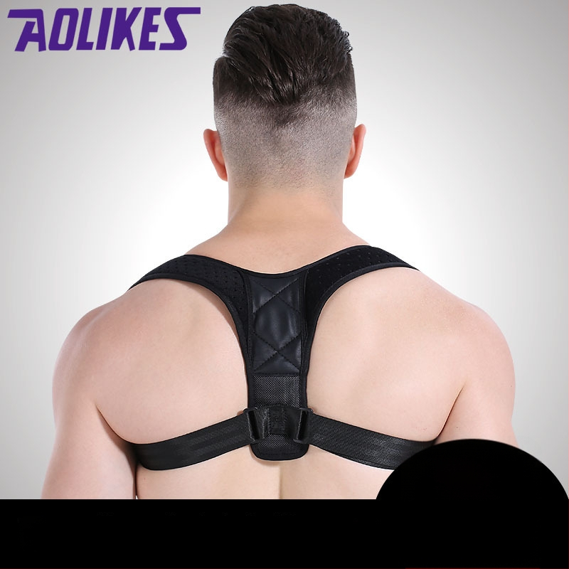 Postojový korektor pás pre chrbticu a kľúčnu kosť – unisex, univerzálne použitie; Hlavný materiál: OK tkanina, SBR nylon; Značka: AOLIKES; Balenie: 100 ks