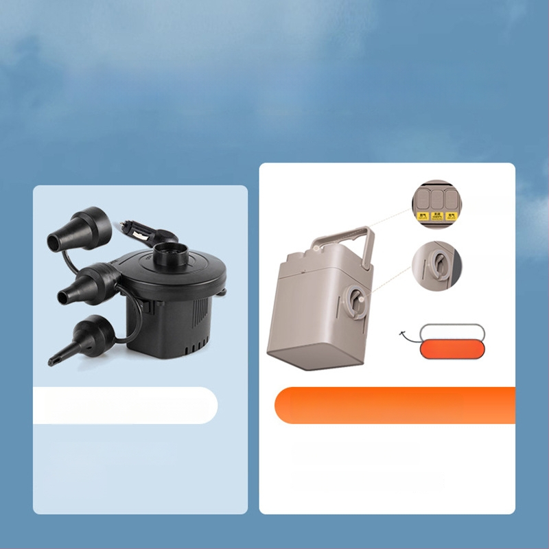 Felfújható kanapé karfákkal – 1–2 személyes kemping felfújható kanapé, PVC flocking, 0,55 mm vastagság, 5 kg tömeg