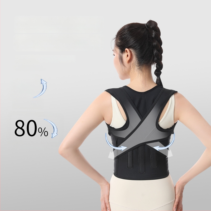 Testtartás-korrektor öv gerinc-támogatással – állítható, légáteresztő, modell Three Keels, felnőtteknek