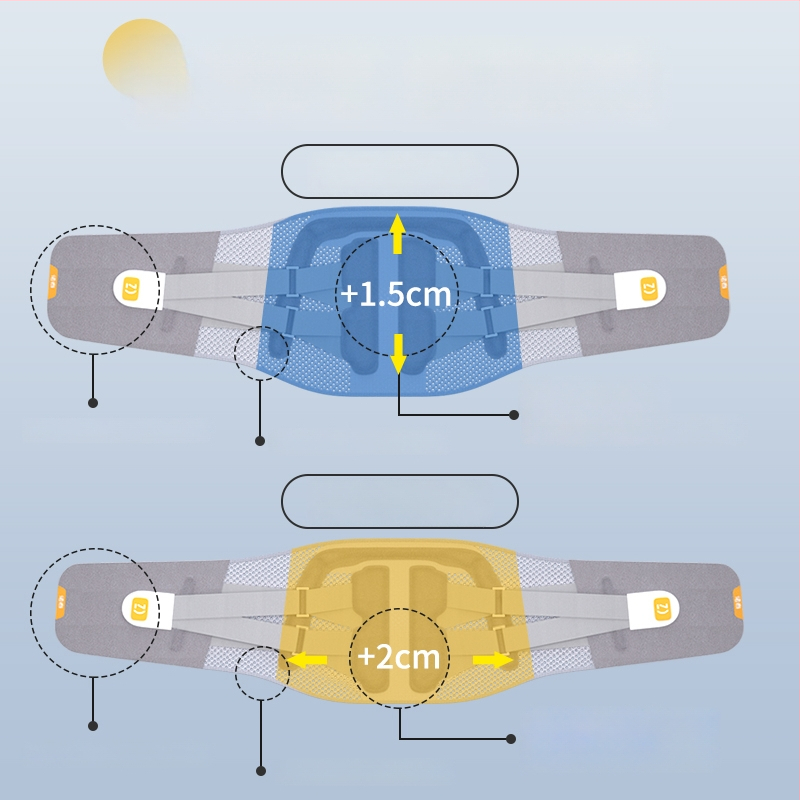 Ιατρική ζώνη μέσης για τραυματισμό δίσκου και κήλη, αδιάβροχο PU υλικό, εργονομική στήριξη μέσης