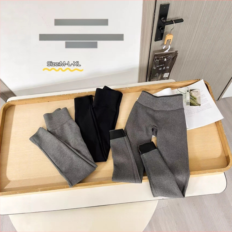 Ženske pamučne legice s visokim strukom za toplinu i nježno oblikovanje, podizanje stražnjice