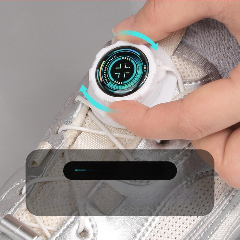 Αθλητικά παπούτσια για τρέξιμο με περιστρεφόμενο κουμπί χωρίς δέσιμο, κυκλικοί κορδόνες, πάχος κορδονιού 0,15 cm, μήκος κορδονιού 100 cm, μοντέλο Xd351