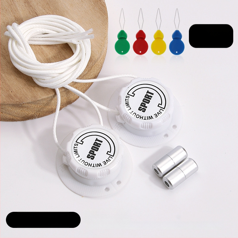 Αθλητικά παπούτσια για τρέξιμο με περιστρεφόμενο κουμπί χωρίς δέσιμο, κυκλικοί κορδόνες, πάχος κορδονιού 0,15 cm, μήκος κορδονιού 100 cm, μοντέλο Xd351