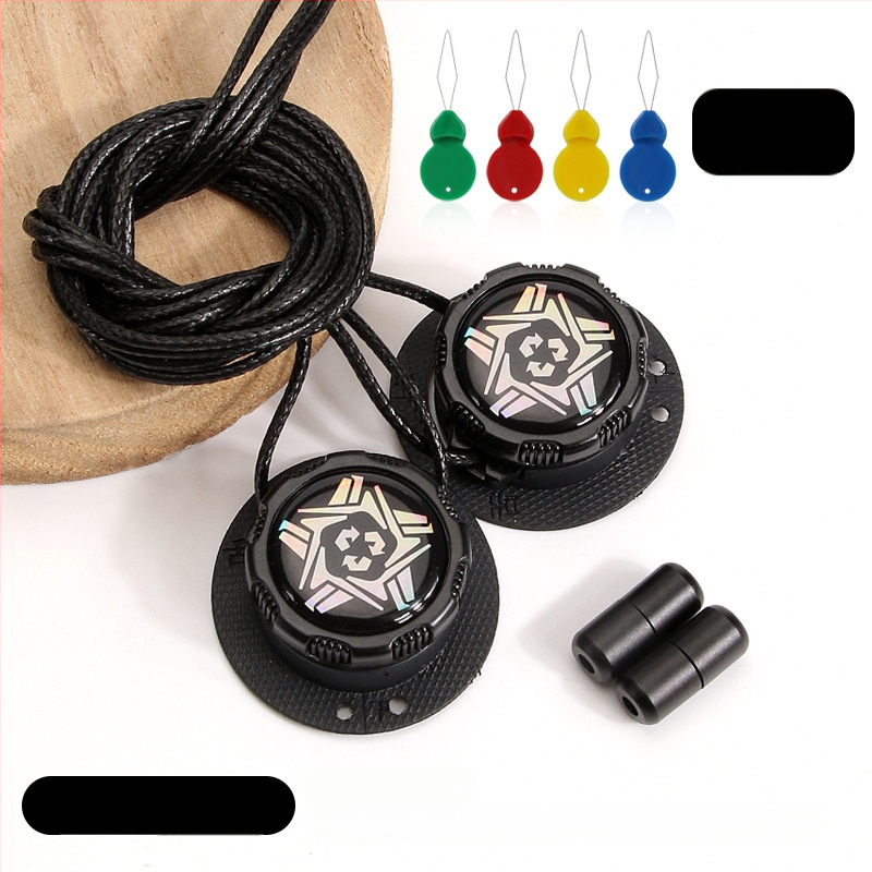 Αθλητικά παπούτσια για τρέξιμο με περιστρεφόμενο κουμπί χωρίς δέσιμο, κυκλικοί κορδόνες, πάχος κορδονιού 0,15 cm, μήκος κορδονιού 100 cm, μοντέλο Xd351