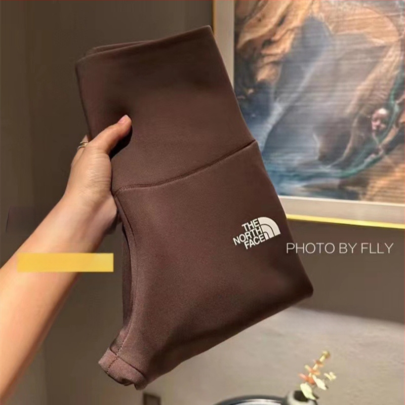 Ženske hlače Sharkskin s flisom, visokim pojasom, kontrolom trbuha, tople, 3/4 dužine, uski kroj