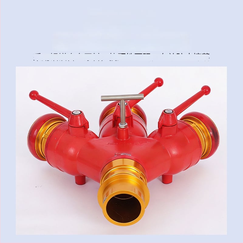 Požiarny hydrant, Jeden vstup – Tri výstupy, Vysoký tlak, Ľahký, Zliatina hliník-magnéz, Model FIII80/65