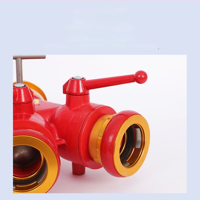 Požiarny hydrant, Jeden vstup – Tri výstupy, Vysoký tlak, Ľahký, Zliatina hliník-magnéz, Model FIII80/65