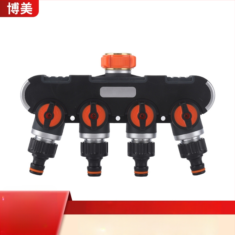 Τετραδρομικός συνδετήρας σωλήνα ύδατος με εξωτερική βίδα, Ευρωπαϊκού Προτύπου, για άρδευση, μοντέλο 85003-2, BSP 3/4