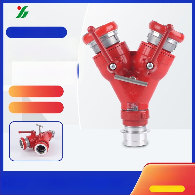 Maoxin vodný rozdeľovač pre hašenie, model Dva výstupy, 1 vstup, 2 výstupy, rýchle rozhranie