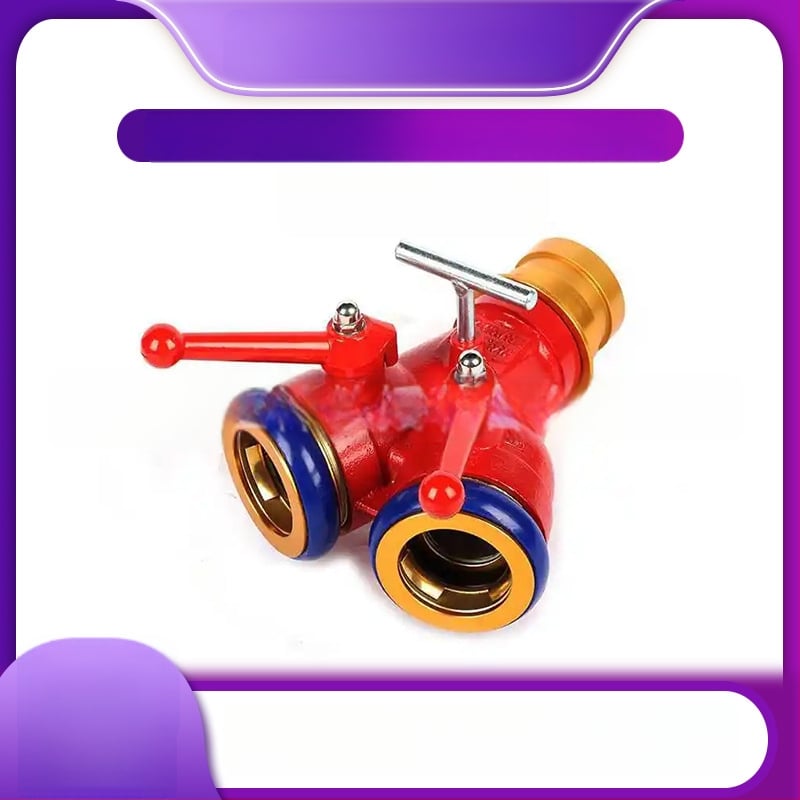 Zariadenie pred-akčná proti požiaru: 40-kalibrový rozvádzač vody so dvomi výstupmi a trojcestný zber vody, model BS-FSQ-40