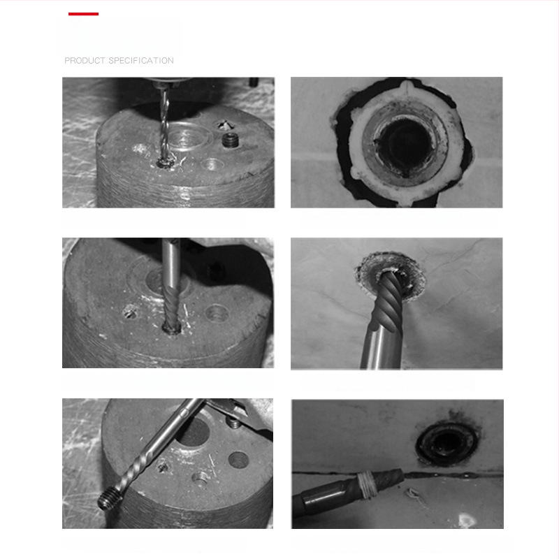 Törött csavarok kivonó készlet, 12 darab, gépekhez, God Super, 0.39 kg