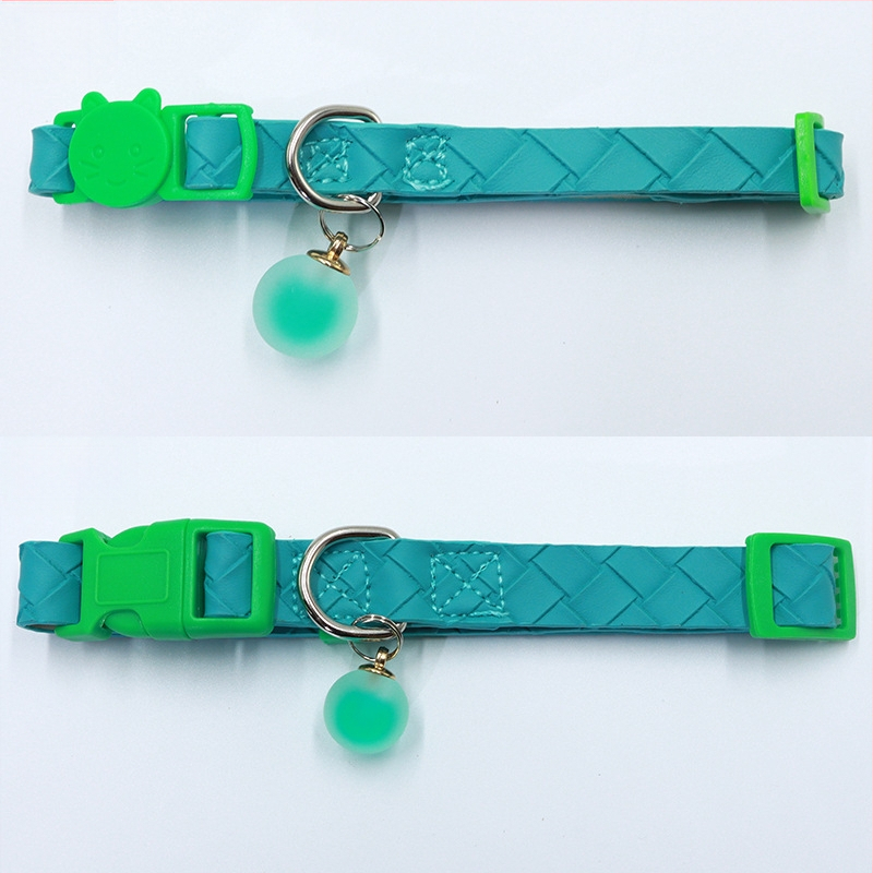 AirTag nyakörv helymeghatározó tok - vízálló szilikon hüvely, PU bőr szövés, macska nyakörv nyomkövetés, veszteség elleni