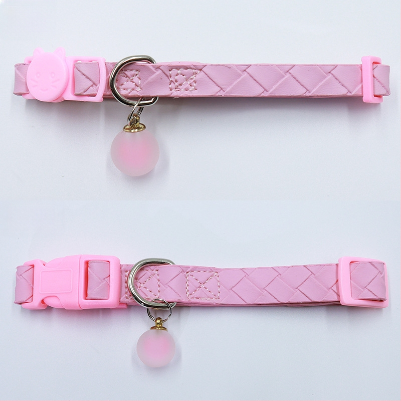 AirTag nyakörv helymeghatározó tok - vízálló szilikon hüvely, PU bőr szövés, macska nyakörv nyomkövetés, veszteség elleni