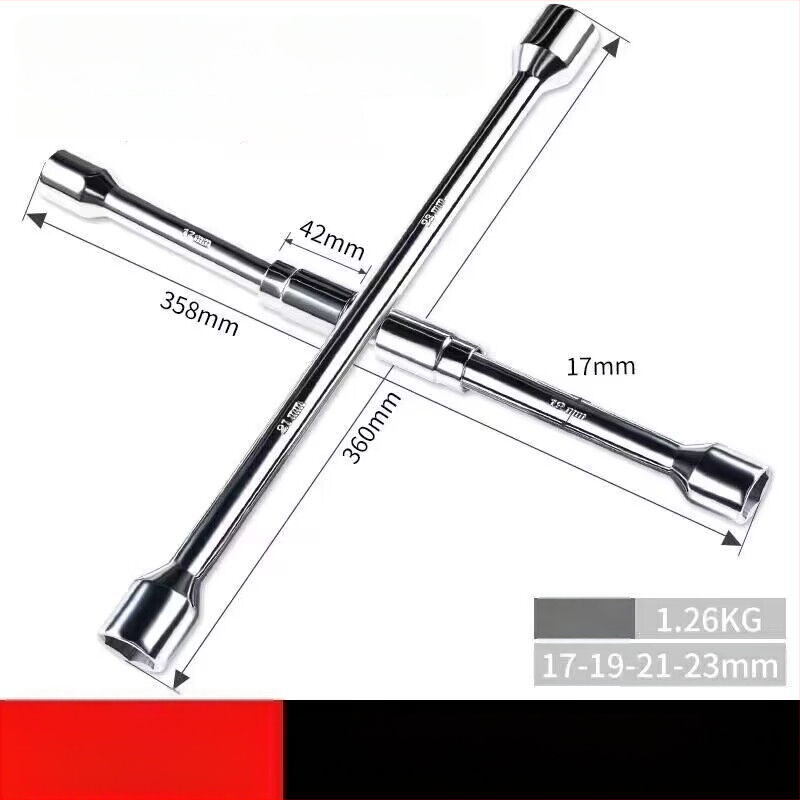 Összecsukható kereszttalpas dugókulcs autógumikhoz – magas széntartalmú acélból