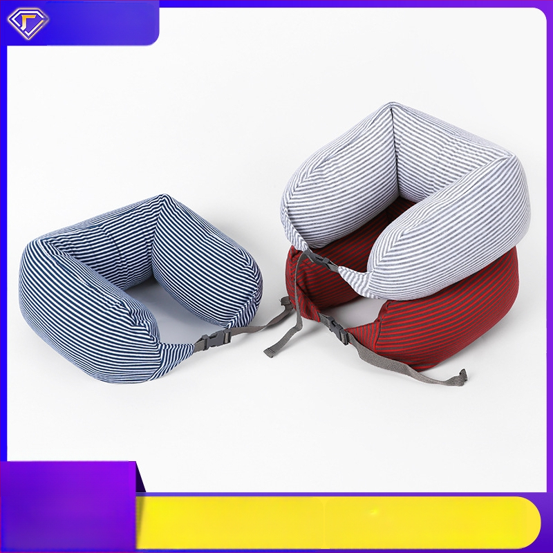 У-образна пътна възглавничка за шия с пълнеж от частици пяна, лека, японски стил, модерен минимализъм