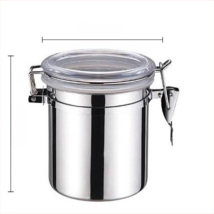 Rozsdamentes acél tömített tárolóedény, kerek formájú, 1–2 L kapacitás, nyomtatott logóval