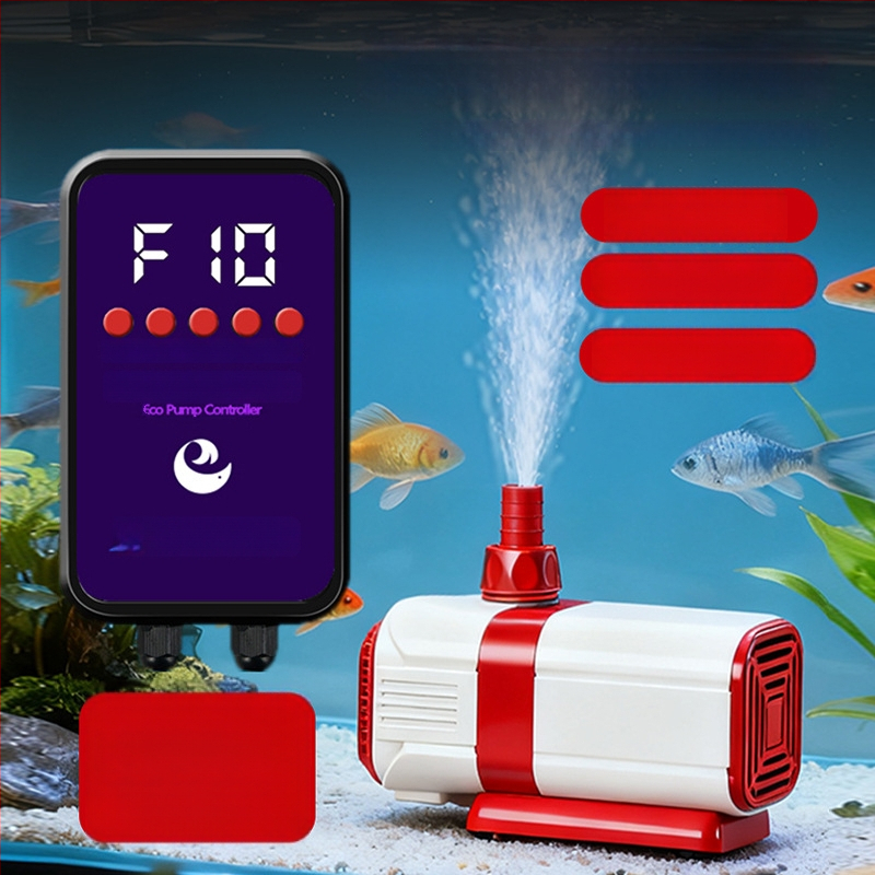 Подводна помпа за рибно езеро с AI интелигентно управление и регулация на честотата, циркулация и филтрация, тих режим