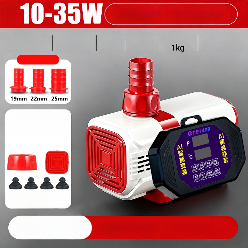 Подводна помпа за рибно езеро с AI интелигентно управление и регулация на честотата, циркулация и филтрация, тих режим