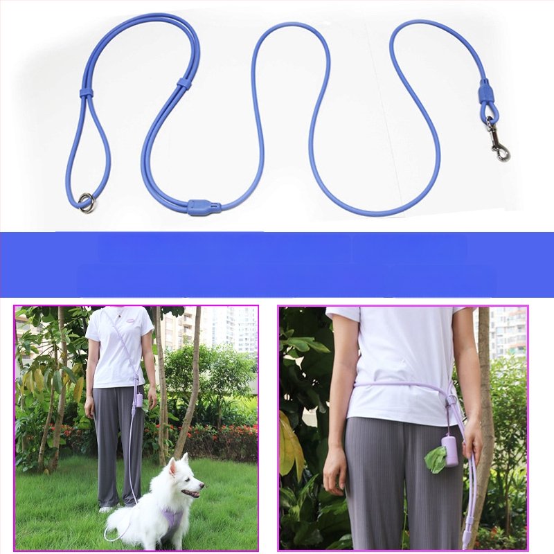 Kéz nélküli derékszíj-póráz macskáknak, visszahúzható zsinórral