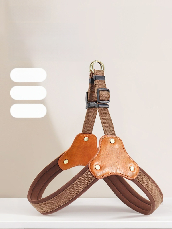 Kutyamellény-hám mellkas- és hátsó pánttal