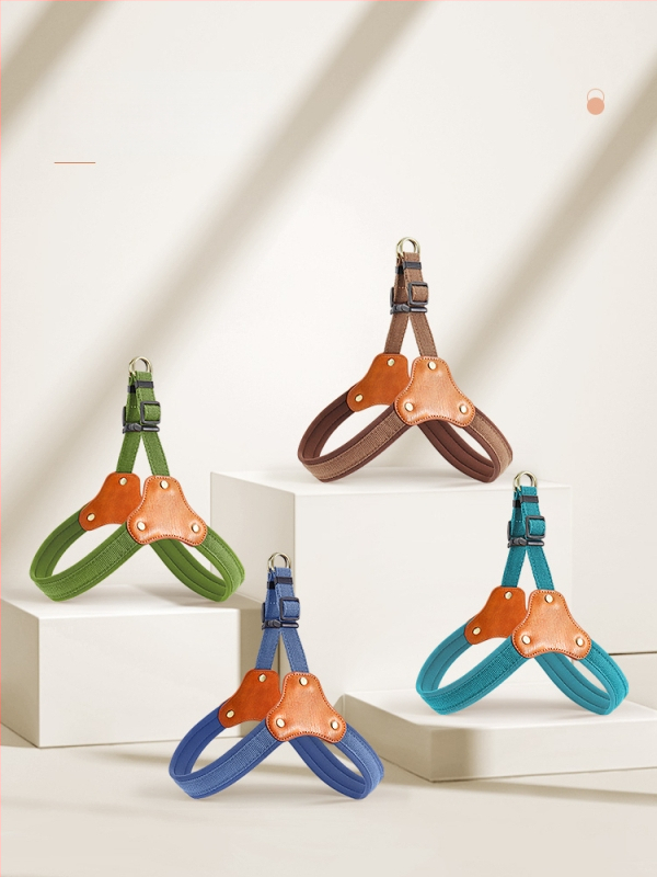 Kutyamellény-hám mellkas- és hátsó pánttal