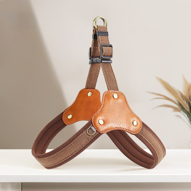 Kutyamellény-hám mellkas- és hátsó pánttal