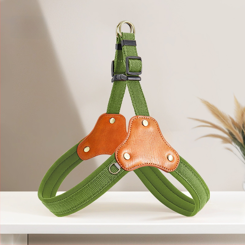 Kutyamellény-hám mellkas- és hátsó pánttal