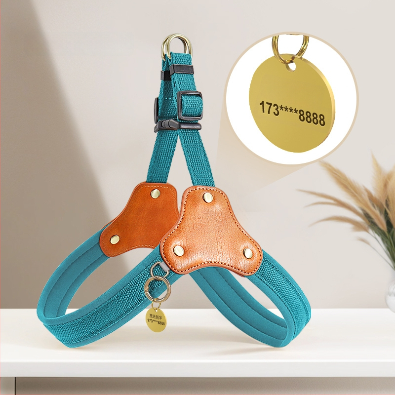 Kutyamellény-hám mellkas- és hátsó pánttal