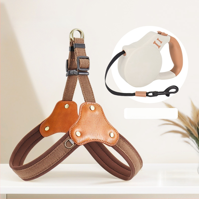 Kutyamellény-hám mellkas- és hátsó pánttal