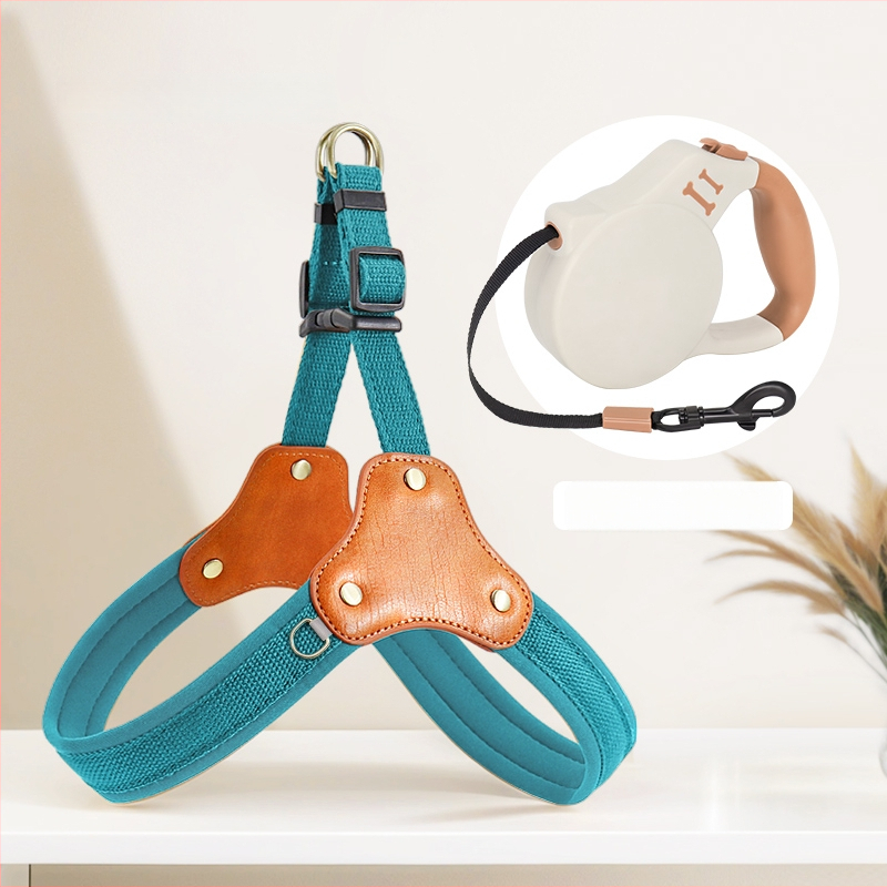 Kutyamellény-hám mellkas- és hátsó pánttal