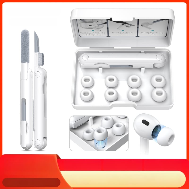 Set za čišćenje AirPods Pro 2 sa silikonskim kućištima za uši i čistilnim flomasterom
