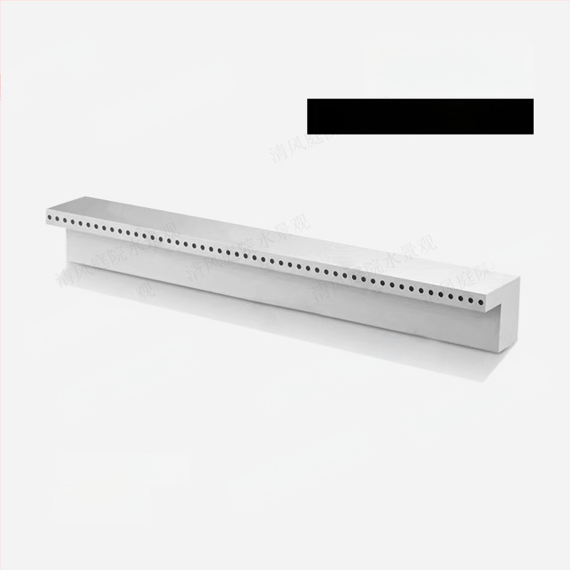 Fântână programabilă pentru iaz cu pești, cascadă pe perete, oțel inoxidabil 304, peisaj