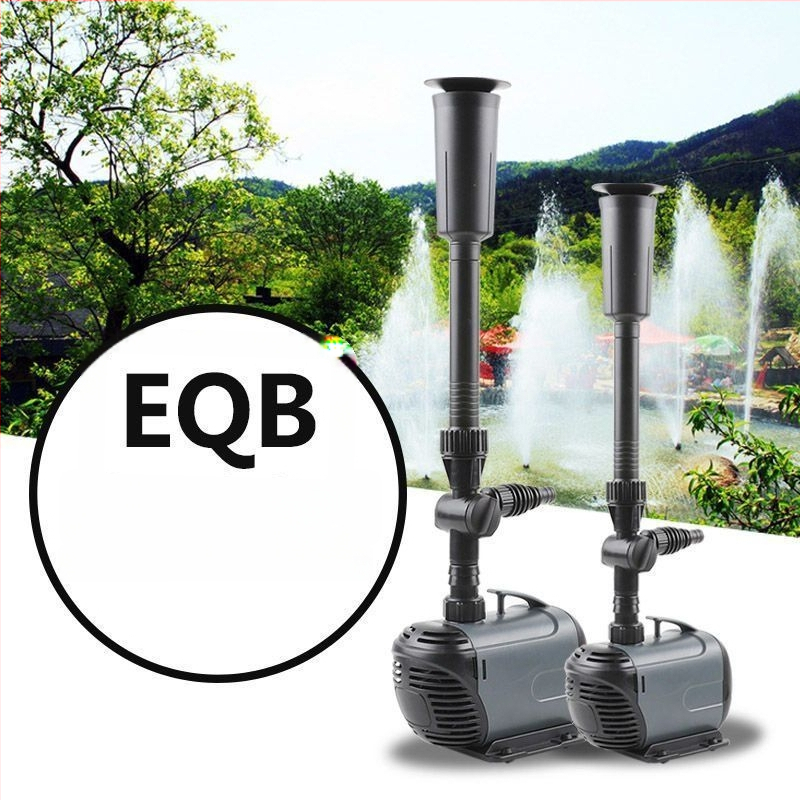 Потопяема помпа за фонтан на езерце – бронзова спирална центробежна помпа, пръскане на вода, керамичен воден поток