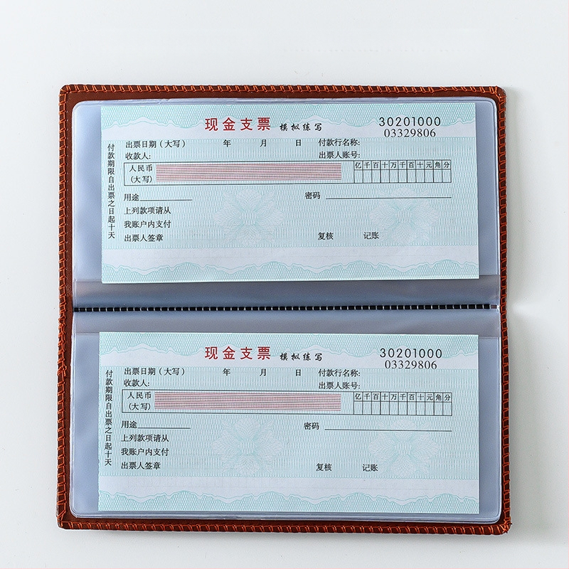 F1114 modellű műanyag csekk- és nyugta rendező, belső vastag oldalakkal