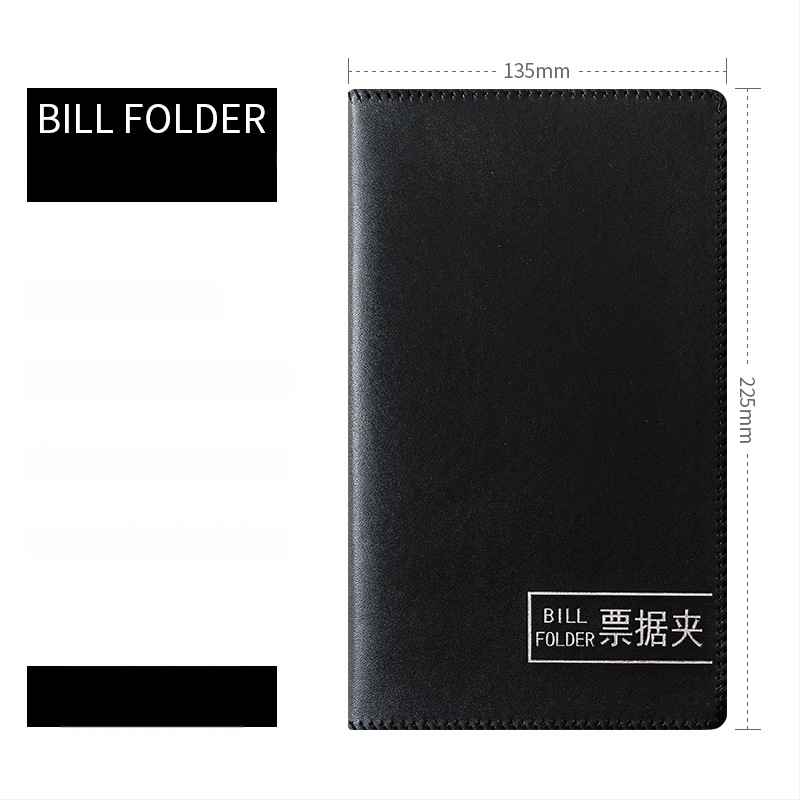 F1114 modellű műanyag csekk- és nyugta rendező, belső vastag oldalakkal