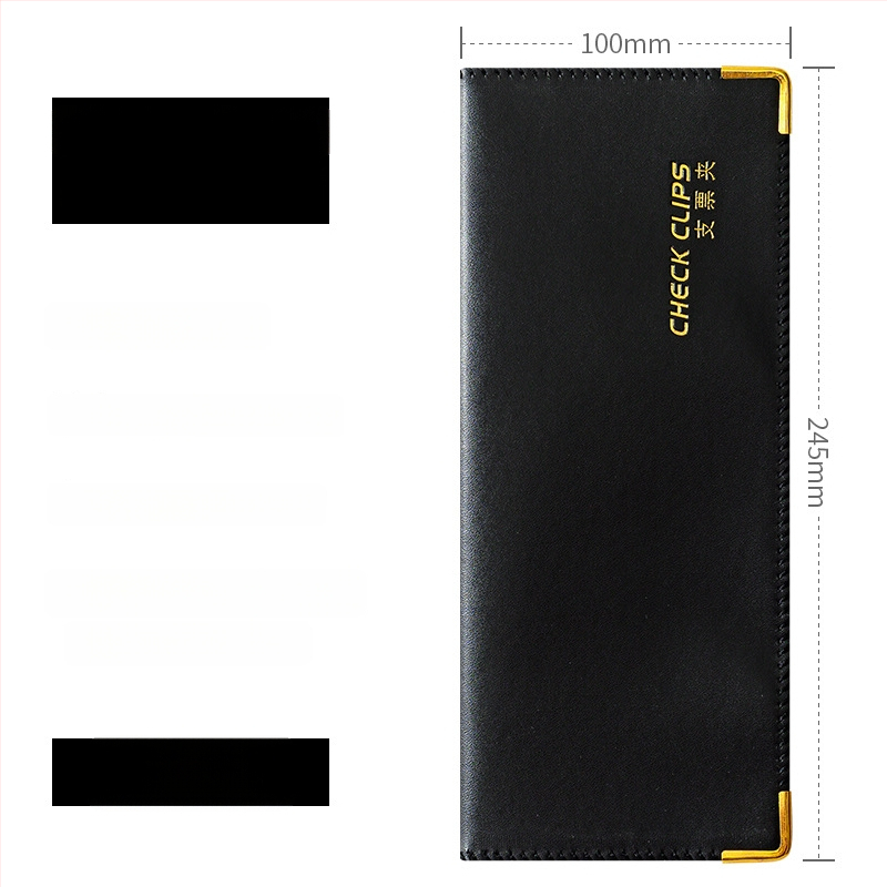 F1114 modellű műanyag csekk- és nyugta rendező, belső vastag oldalakkal