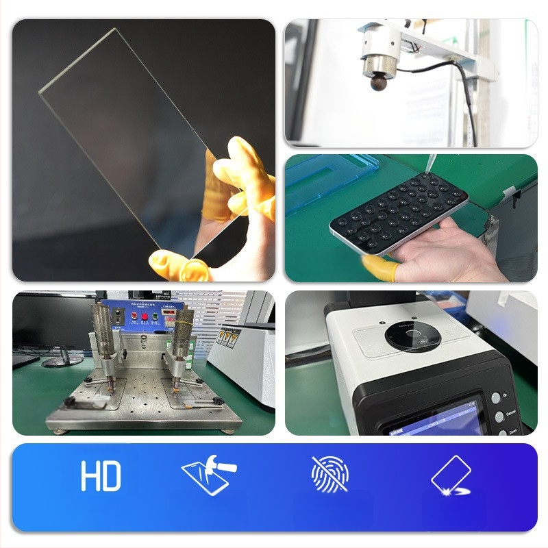 Corning Gorilla staklena zaštita zaslona za iPhone 16 Pro - potpuno pokrivanje zaslona, otpornost na otiske prstiju, instalacija bez prašine, HD