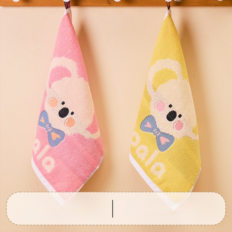 Παιδική τετράγωνη πετσέτα προσώπου από 100% βαμβάκι, γρήγορη απορρόφηση, 50 g, Jacquard ύφανση, οικιακή χρήση