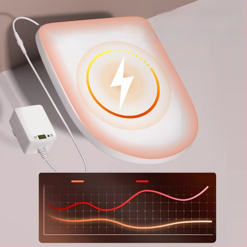 Intelligens azonnal melegítő WC-ülőke, háromfokozatú hőmérséklet-szabályozás, csendes lassú záródású fedél, modell AV-6901, PP anyag
